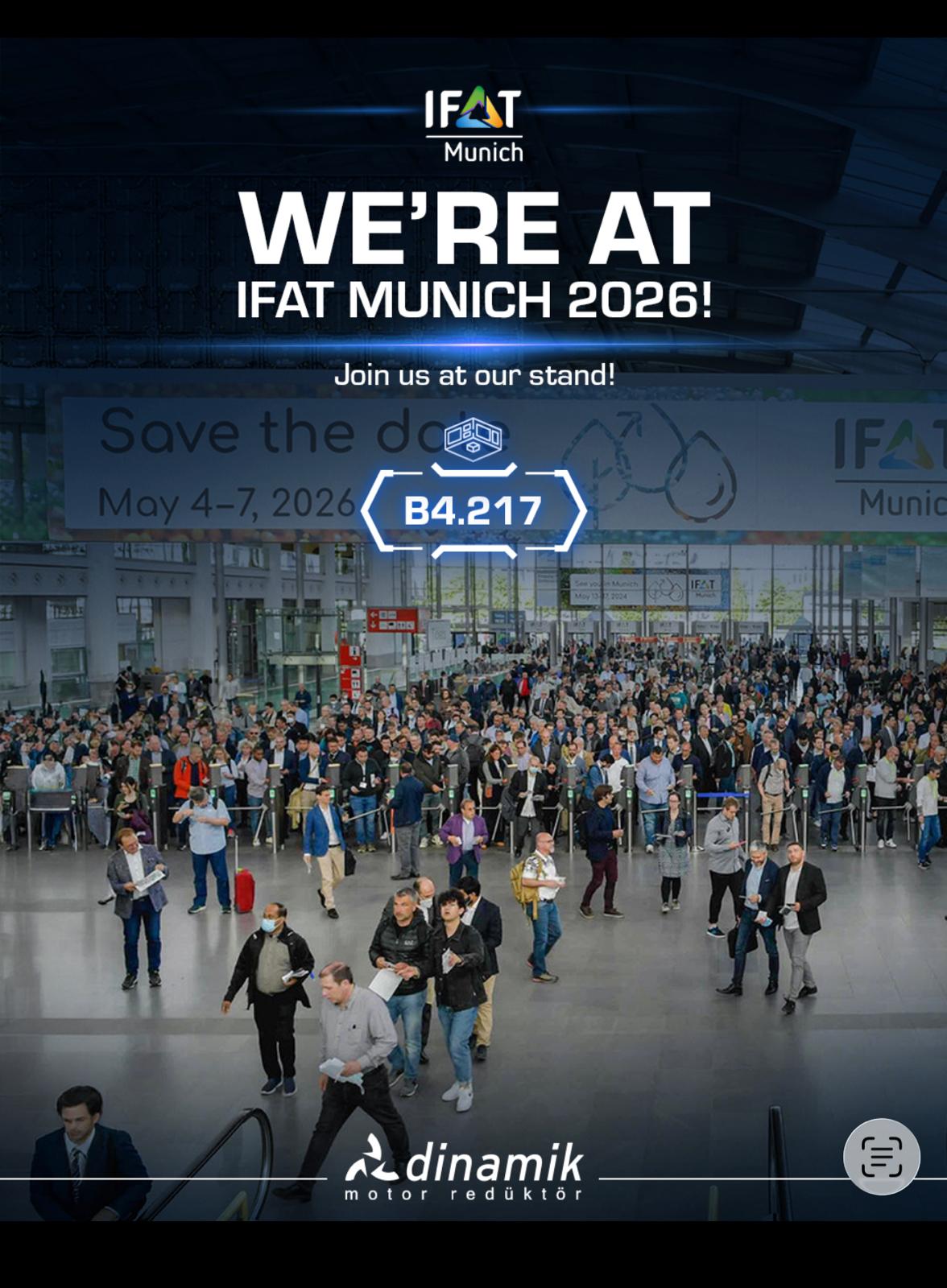 We are at the IFAT Munich Exhibition in Germany 2026.